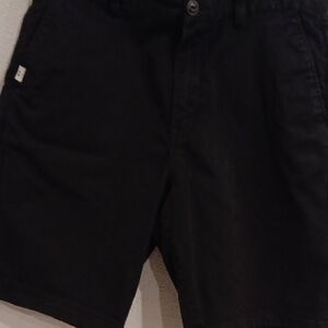 Quiksilver Men's Black Flat Front Shorts